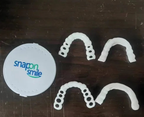 Perfect Fit Teeth Whitening Fake Tooth Cover Snap on Silicone Smile  Veneers Teeth Flexibles Fake Teeth Dental Whitening Devices