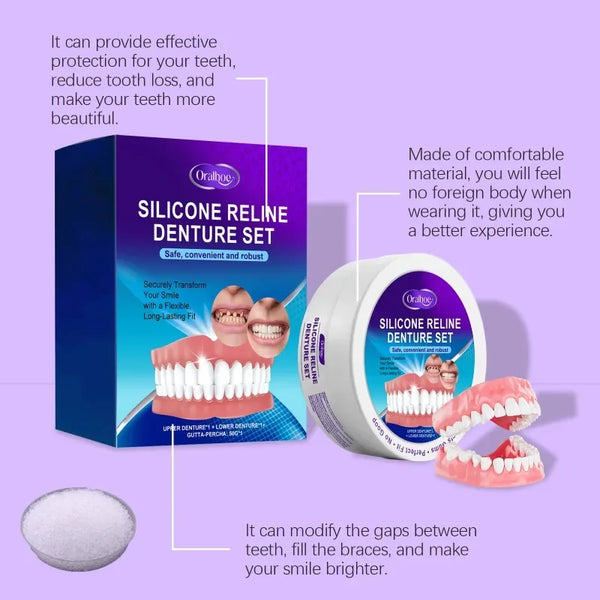 Dentures Whitening Teeth Set