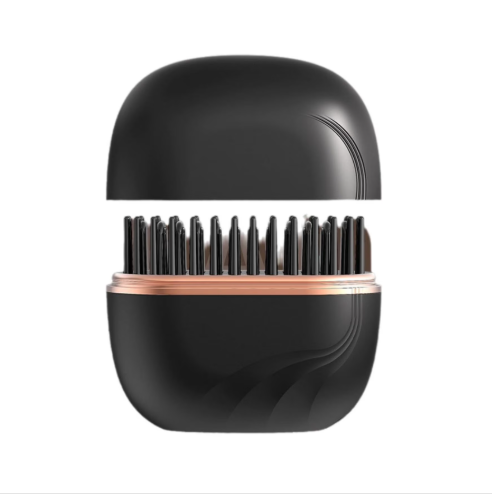 2025 New Mini Straightener Rechargeable Portable Hair Straightener Brush Anti-Scald Shell Cordless USB Charging Straighteners