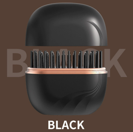 2025 New Mini Straightener Rechargeable Portable Hair Straightener Brush Anti-Scald Shell Cordless USB Charging Straighteners