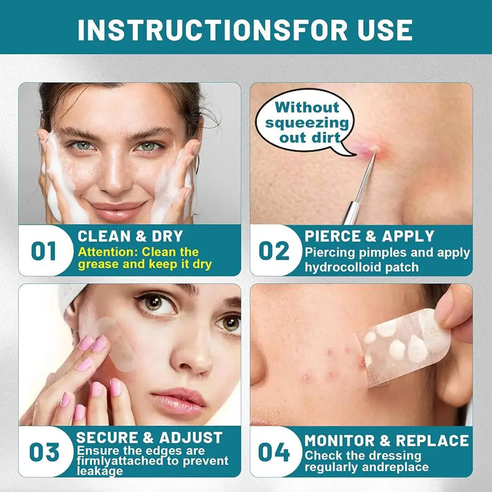 Face Acne Pimple Spot Facial Skin Care Blackhead Removal Freckle Patches Scar Care Treatment Stickers Acne Mask Beauty
