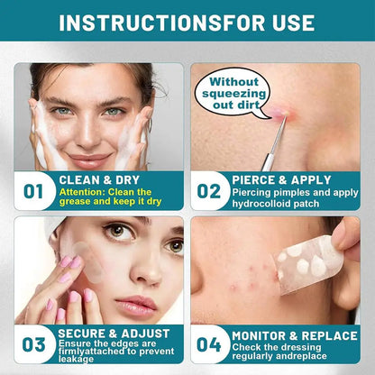 Face Acne Pimple Spot Facial Skin Care Blackhead Removal Freckle Patches Scar Care Treatment Stickers Acne Mask Beauty